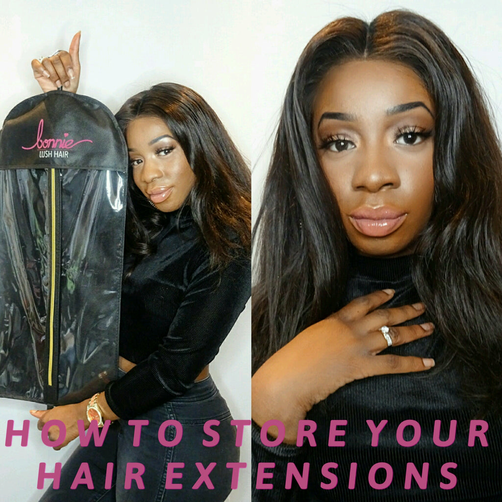 HOW TO STORE YOUR HAIR EXTENSIONS!