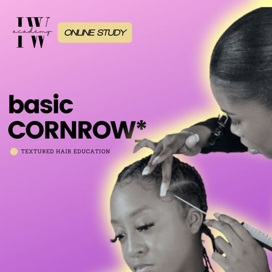 Basic Beginner Cornrow* | Lifetime Access Online Study