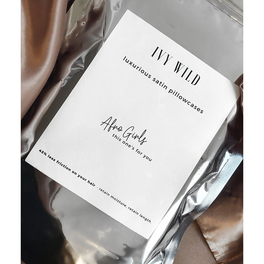 2 LUXURY SATIN PILLOWCASES - CHAMPAGNE