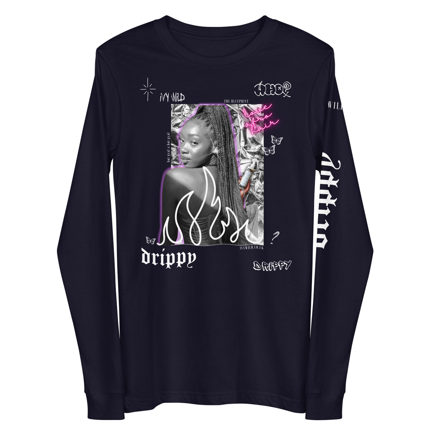 OVERSIZED LONG SLEEVE GRAFITTI TEE | SS01 COLLECTION