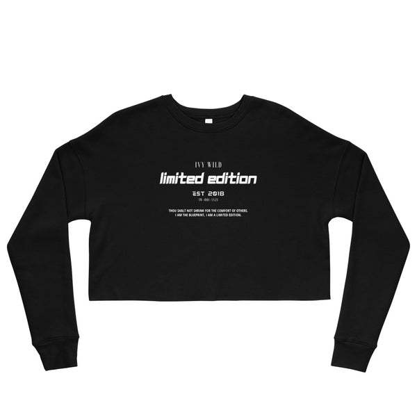 BLACK LIMITED EDITION CROP SWEATER | SS01 Collection